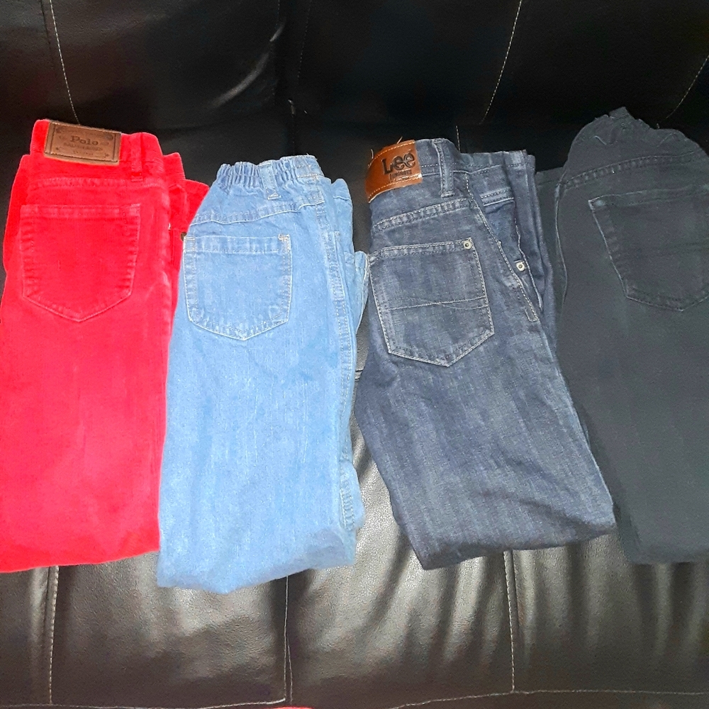Boys Jean Size 7 Total 4 Pair